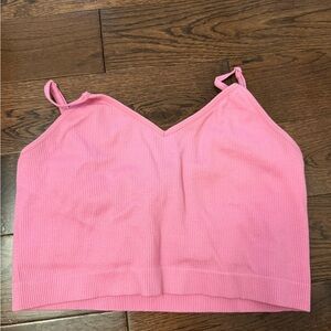 Primark Pink Sleeveless Crop Camisole